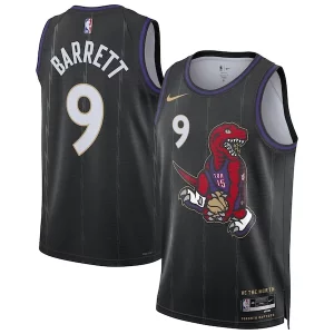 Eccezionale Moderno Pratico RJ Barrett Toronto Raptors Nike Unisex 2024/25 Swingman Player Jersey City Edition Black