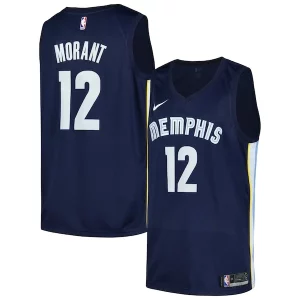 Gorgeous Cool Trendy Ja Morant Memphis Grizzlies Nike Swingman Player Jersey Icon Edition Navy