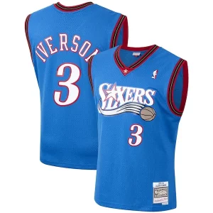 Elegante Allen Iverson Philadelphia 76ers 1999/2000 Hardwood Classics Swingman Jersey Royal