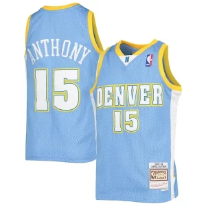 Robusto Carmelo Anthony Denver Nuggets Youth 2003 04 Hardwood Classics Swingman Jersey Powder Blue