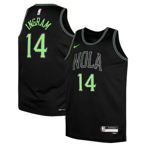 Splendido Bellissimo Brandon Ingram New Orleans Pelicans Nike Youth Swingman Replica Jersey City Edition Black