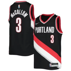 Incantevole Versatile C.J. McCollum Portland Trail Blazers Nike Youth 2021/22 Diamond Swingman Jersey Icon Edition Black