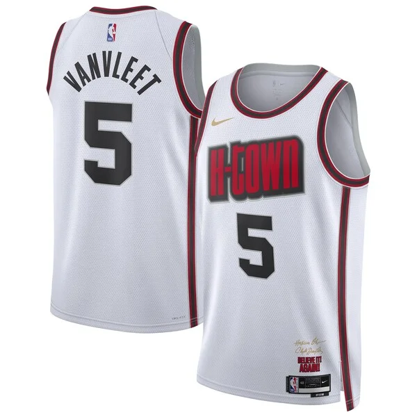 Gorgeous Meraviglioso Cool Fred VanVleet Houston Rockets Nike Unisex 2024/25 Swingman Player Jersey City Edition White