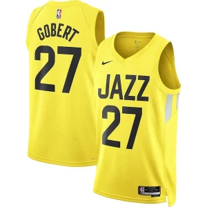 Trendy Lussuoso Rudy Gobert Utah Jazz Nike Unisex Swingman Jersey Icon Edition Gold