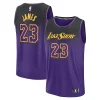 Pratico LeBron James Los Angeles Lakers Youth 2024/25 Fast Break Player Jersey City Edition Purple