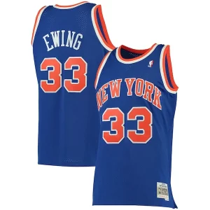 Raffinato Bellissimo Patrick Ewing New York Knicks 1991/92 Big & Tall Hardwood Classics Swingman Jersey Blue