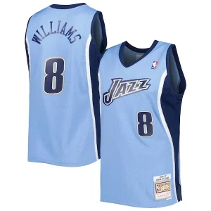 Cool Deron Williams Utah Jazz 2001/02 Hardwood Classics Swingman Jersey Blue