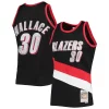 Stupendo Rasheed Wallace Portland Trail Blazers 1999/00 Hardwood Classics NBA 75th Anniversary Diamond Swingman Jersey Black