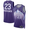 Attraente Lauri Markkanen Utah Jazz Nike Unisex 2024/25 Swingman Player Jersey City Edition Purple