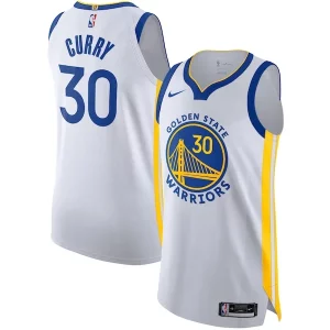 Delizioso Cool Stephen Curry Golden State Warriors Nike Authentic Jersey Association Edition White