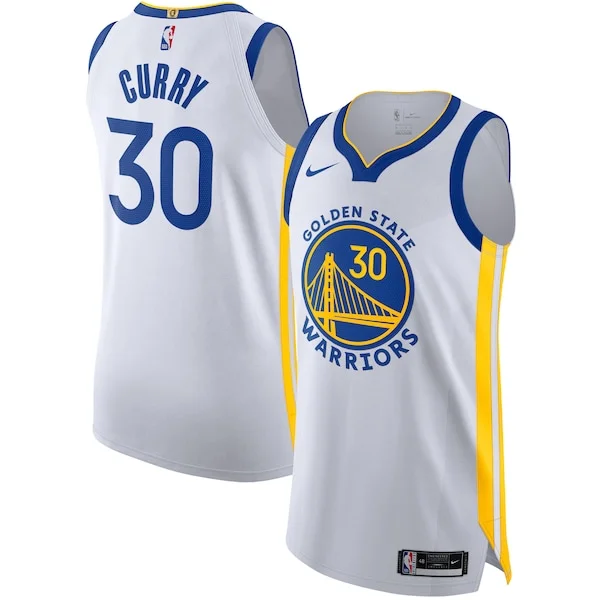 Delizioso Cool Stephen Curry Golden State Warriors Nike Authentic Jersey Association Edition White