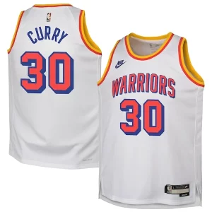 Splendido Stephen Curry Golden State Warriors Nike Youth 2024/25 Swingman Jersey White Classic Edition