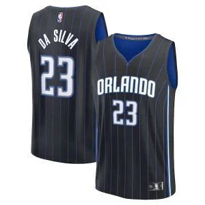 Fascinante Magnifico Accattivante Tristan da Silva Orlando Magic Youth 2024 NBA Draft Fast Break Player Jersey Icon Edition Black