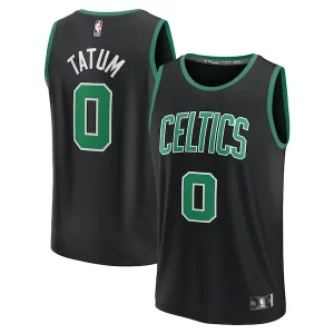 Pratico Lussuoso Fantastico Jayson Tatum Boston Celtics Fast Break Replica Player Jersey Statement Edition Black