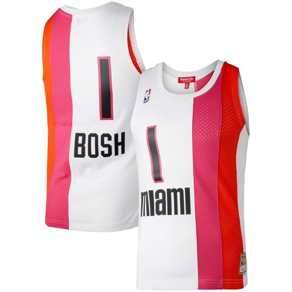 Incantevole Bellissimo Chris Bosh Miami Heat Women's Hardwood Classics 2011/12 Swingman Jersey White
