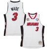 Fascinante Trendy Magnifico Dwyane Wade Miami Heat Unisex Hall of Fame Class of 2023 Throwback Swingman Jersey White