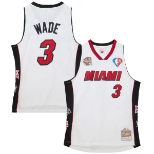 Fascinante Trendy Magnifico Dwyane Wade Miami Heat Unisex Hall of Fame Class of 2023 Throwback Swingman Jersey White