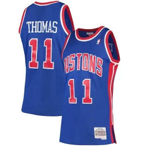 Elegante Fascinante Isiah Thomas Detroit Pistons 1988/89 Hardwood Classics Swingman Jersey Blue