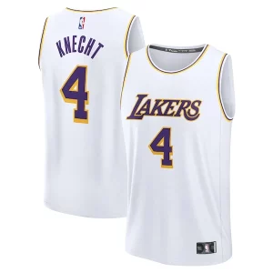 Trendy Dalton Knecht Los Angeles Lakers Fast Break Replica Player Jersey Association Edition White