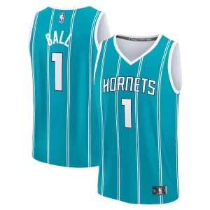 Elegante Comodo Resistente LaMelo Ball Charlotte Hornets Fast Break Replica Player Jersey Icon Edition Teal