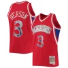 Classico Allen Iverson Philadelphia 76ers 1996/97 Hardwood Classics NBA 75th Anniversary Diamond Swingman Jersey Red