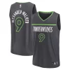 Comodo Meraviglioso Accattivante Nickeil Alexander Walker Minnesota Timberwolves Fast Break Replica Player Jersey Statement Edition Black