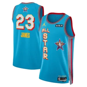 Elegante LeBron James Jordan Brand Unisex 2025 NBA All Star Game Swingman Player Jersey Light Blue