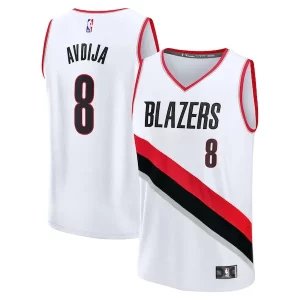 Delizioso Moderno Deni Avdija Portland Trail Blazers Fast Break Replica Player Jersey Association Edition White