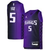 Cool Delizioso Splendido De'Aaron Fox Sacramento Kings Jordan Brand Youth Swingman Jersey Statement Edition Purple