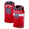 Ottimo Washington Wizards Nike 2021/22 Diamond Swingman Custom Jersey Icon Edition Red